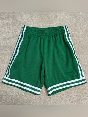 Boston Celtics Mitchell & Ness Shorts Men's Medium Hardwood Classics NBA Green